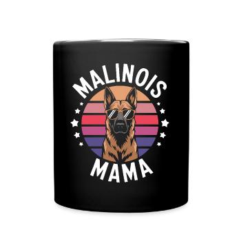Berger Belge Dicton Malinois Cadeau - Mug uni - noir - Devant