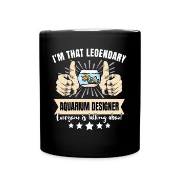 Concepteur d’aquarium légendaire - Mug uni - noir - Devant