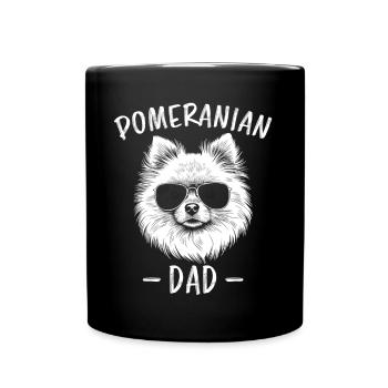 Pomeranian Spruch Hund Lustige Pomeranian Geschenk - Tasse einfarbig - Schwarz - Vorne