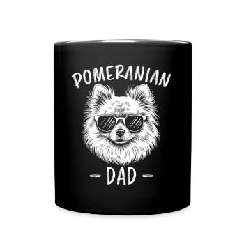Pomeranian Spruch Hund Lustige Pomeranian Geschenk - Tasse einfarbig - Schwarz - Vorne