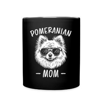 Pomeranian Spruch Hund Lustige Pomeranian Geschenk - Tasse einfarbig - Schwarz - Vorne