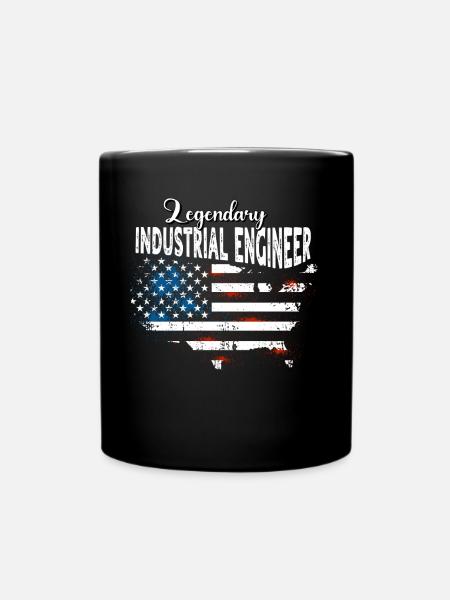 iIndustrieingenieur US - Tasse einfarbig - Schwarz