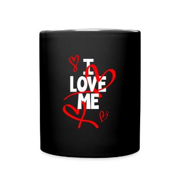 I love myself - Full Colour Mug - black - Front