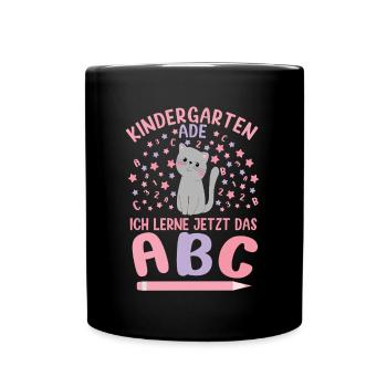 Bye Bye Kindergarten Daycare Graduates 2026 Girls - Full Colour Mug - black - Front