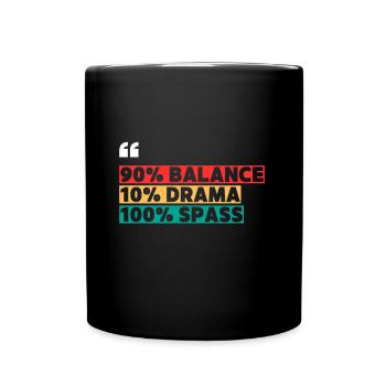 Slackline Slacklife Slacklining - Balance-Profi - Full Colour Mug - black - Front