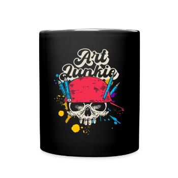 Funny Art Painter Art Junkie Drawing Gift idea - Tasse einfarbig - Schwarz - Vorne