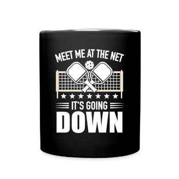 Joueur de pickleball Dinkball Jouer au paddleball - Mug uni - noir - Devant