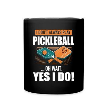 Jeux Pickleball Idée cadeau pour le Paddleball - Mug uni - noir - Devant