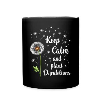 Dandelion Dandelion Lover Floral Floral - Mug uni - noir - Devant
