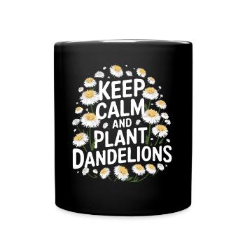 Dandelion Dandelion Lover Floral Floral - Mug uni - noir - Devant