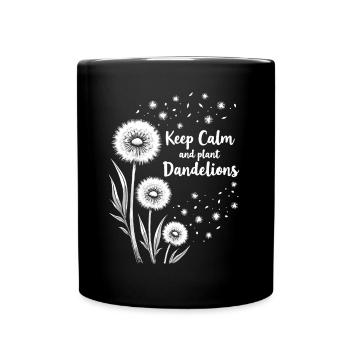 Dandelion Dandelion Lover Floral Floral - Mug uni - noir - Devant