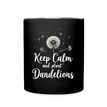 Dandelion Dandelion Lover Floral Floral - Mug uni - noir - Devant
