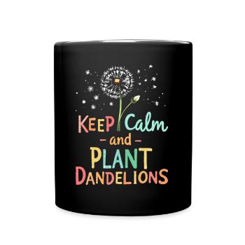 Dandelion Dandelion Lover Floral Floral - Mug uni - noir - Devant