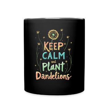 Dandelion Dandelion Lover Floral Floral - Mug uni - noir - Devant