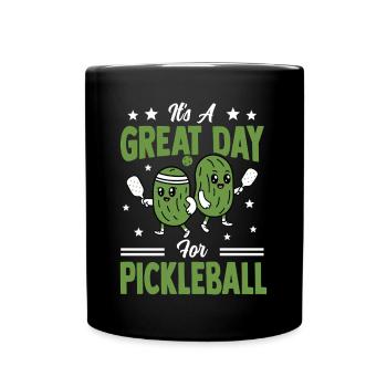 Pickleball Paddleball Teamsport Outfit Pickle - Mug uni - noir - Devant