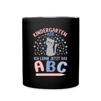Bye Bye Kindergarten Daycare Graduates 2026 Girls - Full Colour Mug - black - Front