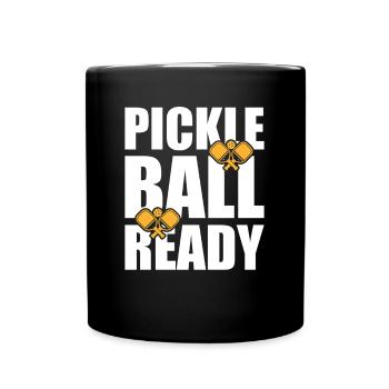 Pickleball Ready Paddleball Player Gift - Mug uni - noir - Devant