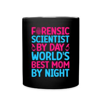 Majeure en sciences médico-légales Meilleure maman médico-légale du monde - Mug uni - noir - Devant
