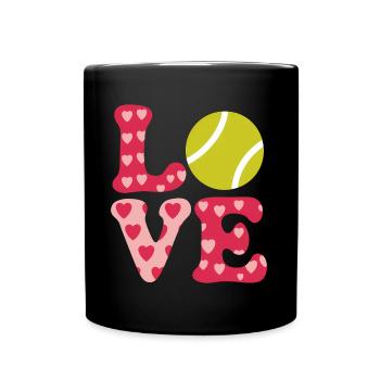 Tennis Saying Tennis Player Funny Tennis Gift - Full Colour Mug - black - Front