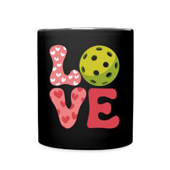 Pickleball Saying Sports Funny Pickleball Gift - Full Colour Mug - black - Front