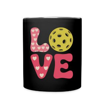 Pickleball Saying Sports Funny Pickleball Gift - Full Colour Mug - black - Front