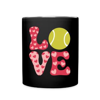 Tennis Saying Tennis Player Funny Tennis Gift - Full Colour Mug - black - Front