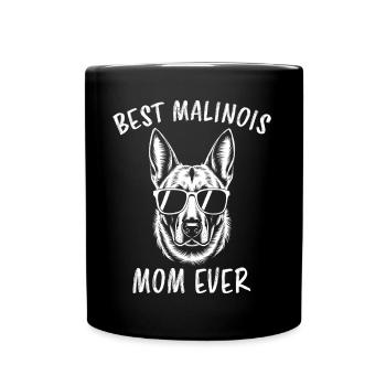 Berger Belge Dicton Malinois Cadeau - Mug uni - noir - Devant