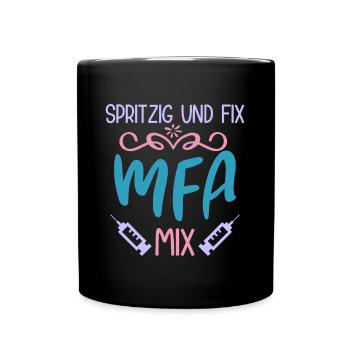 MFA Spritzig & Fix Assistants médicaux - Mug uni - noir - Devant