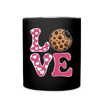 Cookies Disant Biscuits au Chocolat Cadeau de Cookie Drôle - Mug uni - noir - Devant