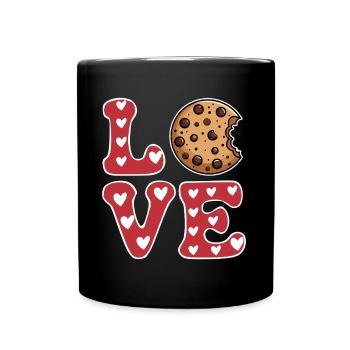 Cookies Disant Biscuits au Chocolat Cadeau de Cookie Drôle - Mug uni - noir - Devant