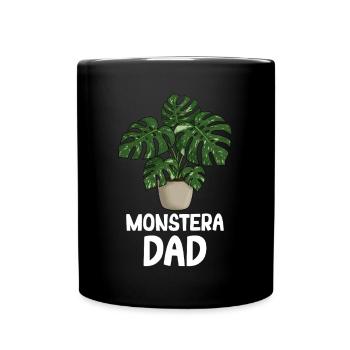 Monstera Dad - Full Colour Mug - black - Front