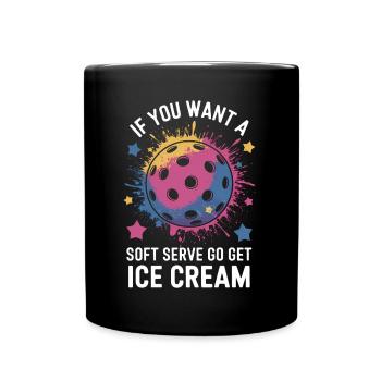 Pickleball Saying Sports Funny Pickleball Gift - Full Colour Mug - black - Front