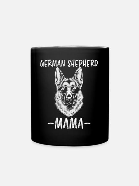 Deutscher Schäferhund Spruch Schäferhund Geschenk - Tasse einfarbig - Schwarz