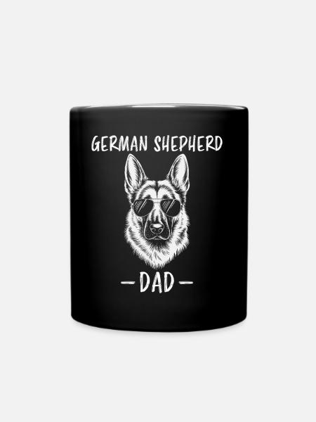 Deutscher Schäferhund Spruch Schäferhund Geschenk - Tasse einfarbig - Schwarz