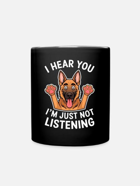 German Shepherd Saying German Shepherd Gift - Full Colour Mug - black