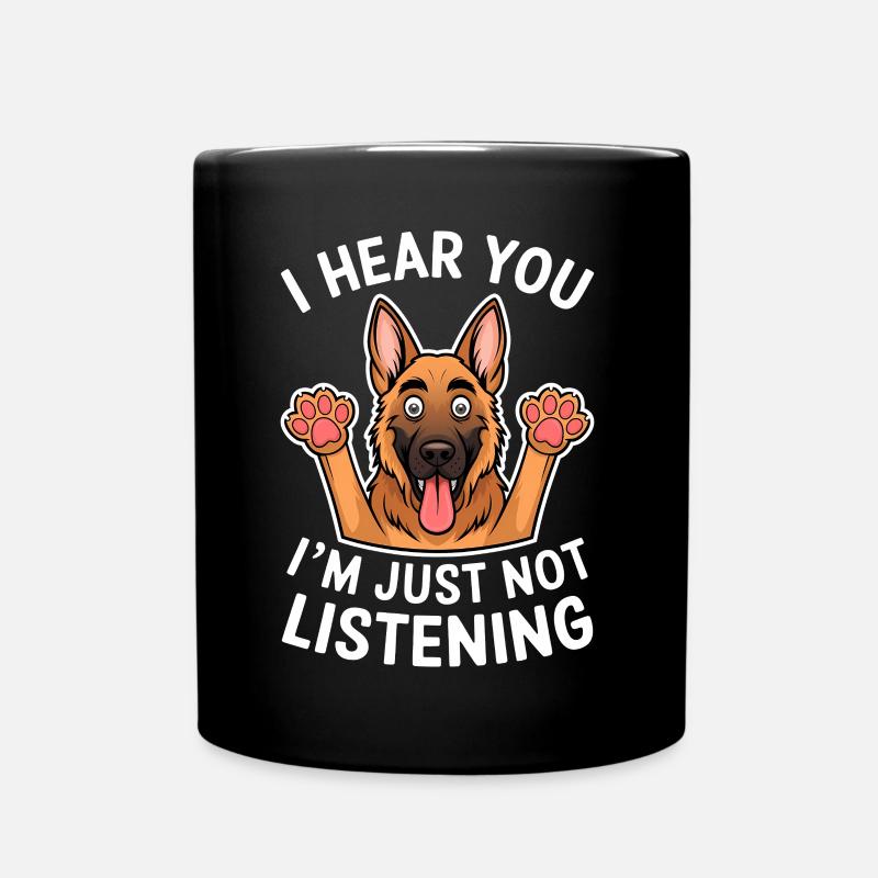 German Shepherd Saying German Shepherd Gift - Full Colour Mug - black