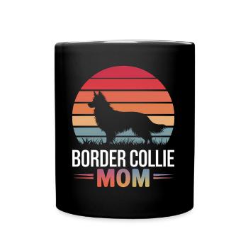 Border Collie disant drôle Border Collie cadeau - Mug uni - noir - Devant