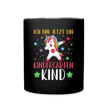 Enfants Maternelle Enfant Arc-en-ciel Fille - Mug uni - noir - Devant