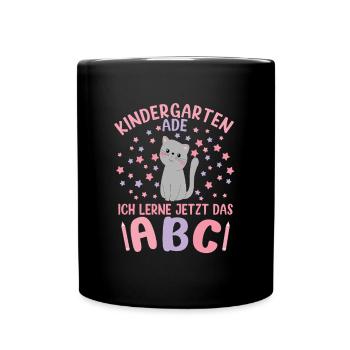 Bye Bye Kindergarten Daycare Graduates 2026 Girls - Full Colour Mug - black - Front