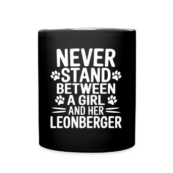 Leonberger disant drôle Leonberger cadeau - Mug uni - noir - Devant