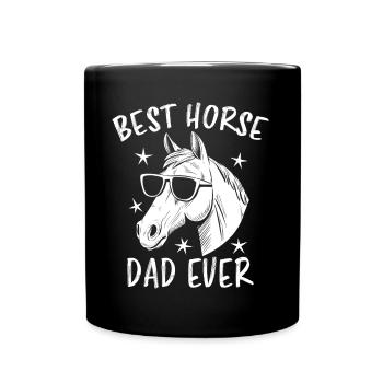 Pferde Spruch Reitsport Lustiges Pferde Geschenk - Tasse einfarbig - Schwarz - Vorne