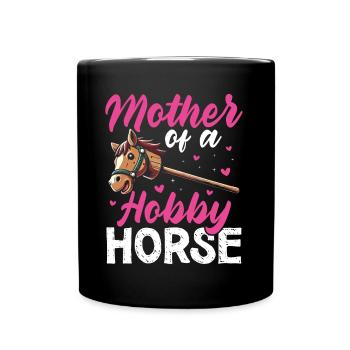 Hobby Horsing Hobby Cheval Cheval Équitation - Mug uni - noir - Devant