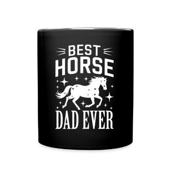 Pferde Spruch Reitsport Lustiges Pferde Geschenk - Tasse einfarbig - Schwarz - Vorne