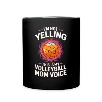 volley-ball dire drôle de cadeau de volley-ball - Mug uni - noir - Devant
