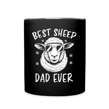 Schaf Spruch Hausschaf Lustiges Schafe Geschenk - Tasse einfarbig - Schwarz - Vorne