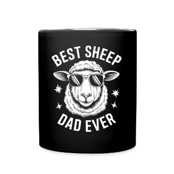 Schaf Spruch Hausschaf Lustiges Schafe Geschenk - Tasse einfarbig - Schwarz - Vorne