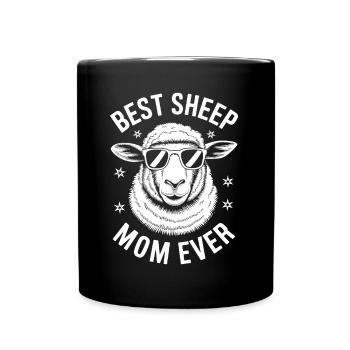 Schaf Spruch Hausschaf Lustiges Schafe Geschenk - Tasse einfarbig - Schwarz - Vorne