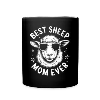 Schaf Spruch Hausschaf Lustiges Schafe Geschenk - Tasse einfarbig - Schwarz - Vorne
