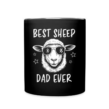 Schaf Spruch Hausschaf Lustiges Schafe Geschenk - Tasse einfarbig - Schwarz - Vorne