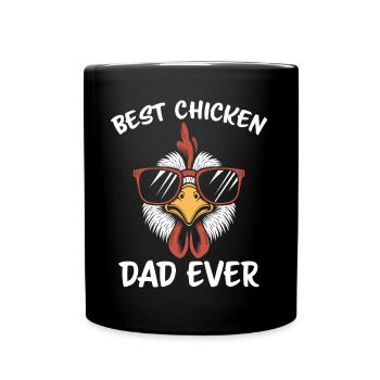 Poulet Disant Coq Fermier Drôle Poulet Cadeau - Mug uni - noir - Devant